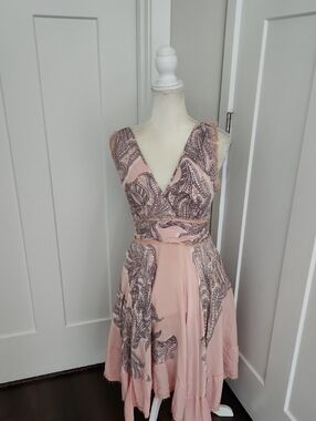 Yoana Baraschi Silk  Fit & Flare dress SZ 6